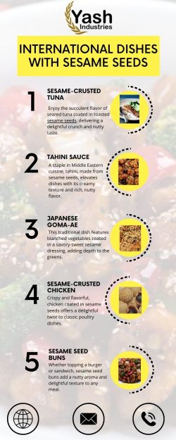 International Dishes With Sesame Seeds