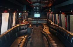 28 Passenger Party Bus Interior – Charlotte Limousines