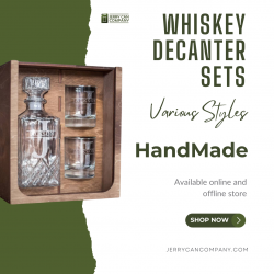 Buy Personalized Wine Decanter Set – Jerry Can Company