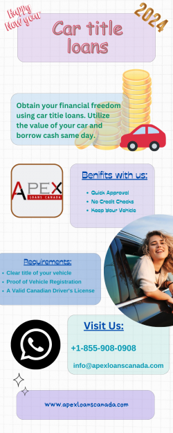 Get your financial freedom using with car title loans in new year