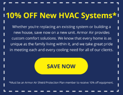 10% OFF New HVAC System