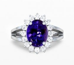Celebrate Your Love with Exquisite Tanzanite Wedding Rings