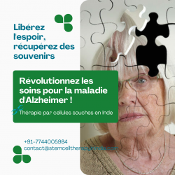 Thérapie abordable par cellules souches pour la maladie d’Alzheimer en Inde