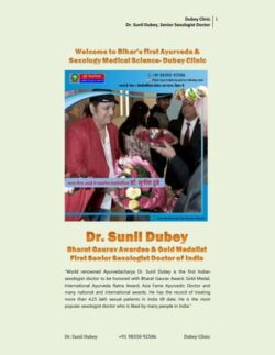 Topmost Demanding Sexologist Doctor in Patna, Bihar | Dr. Sunil Dubey