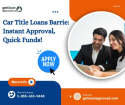 Unlock Cash Today with Car Title Loans Barrie!