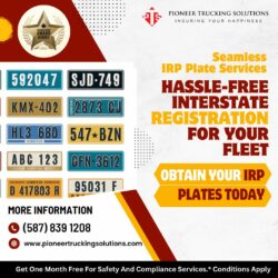 Seamless IRP Plate Services Registration For Your Fleet