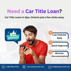 Car Title Loans Ajax – No Credit Check, Fast Cash, Apply Now!