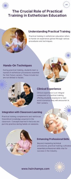 The Crucial Role of Practical Training in Esthetician Education
