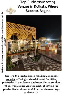 Top Business Meeting Venues in Kolkata: Where Success Begins