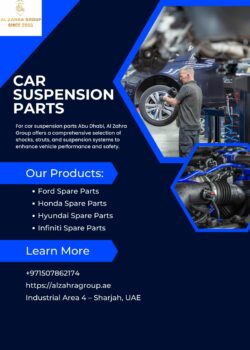 Find Premium Suspension Solutions for Car Suspension Parts Abu Dhabi