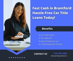 Keep Driving While You Borrow with Car Title Loans in Brantford!