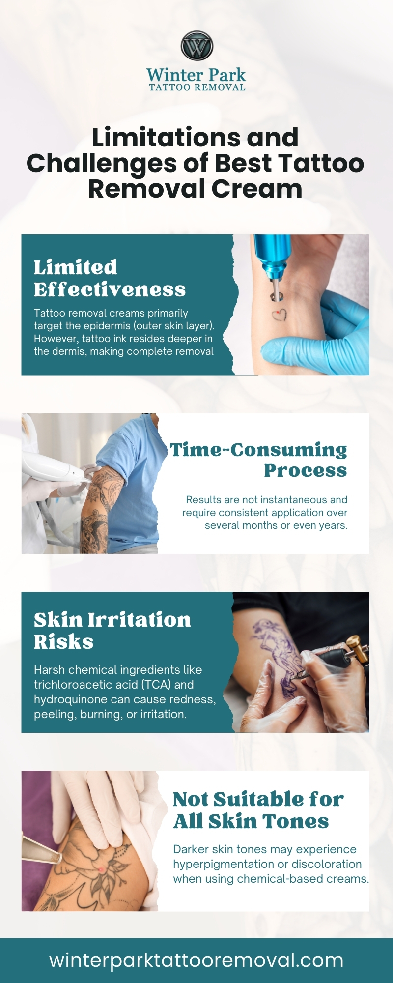 Limitations and Challenges of Best Tattoo Removal Cream