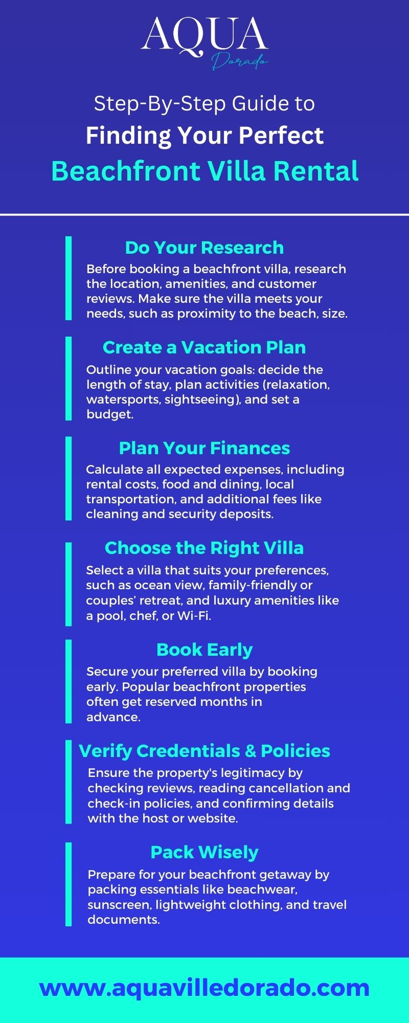 Step-By-Step Guide to Finding Your Perfect Beachfront Villa Rental