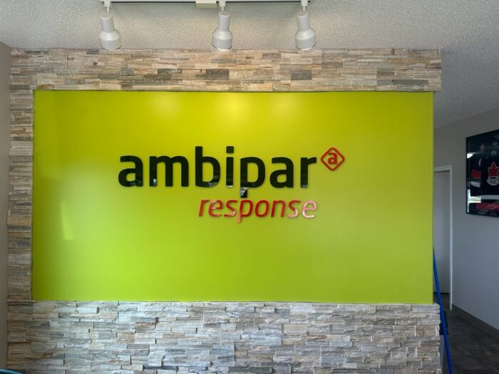 Ambipar Response Lobby Sign Done By Horizon Sign Solutions