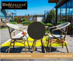 Discover the Best Outdoor Furniture Brands at World Bazaar India!