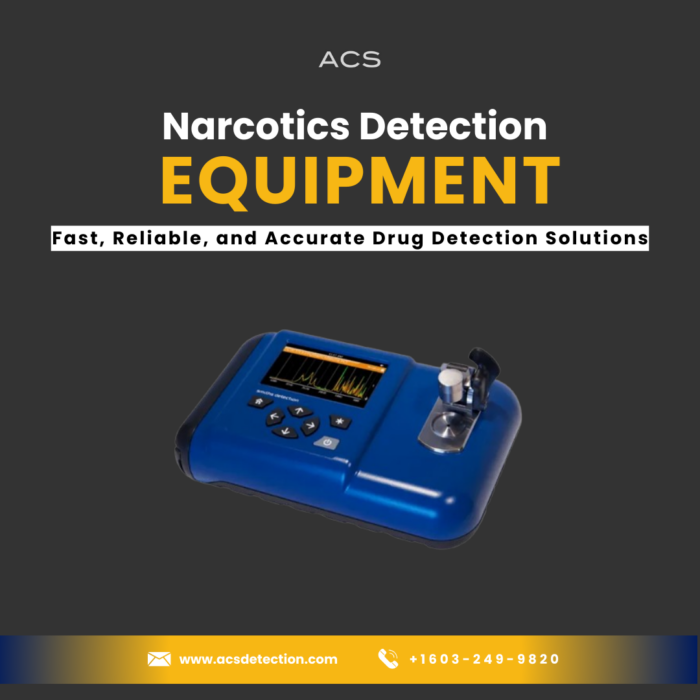 Portable & Fixed Narcotics Detection Equipment for Any Security Need