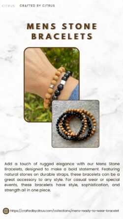 Explore Stylish Mens Stone Bracelets From Crafted by Citrus