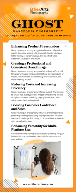 Professional Ghost Clothing Photography Services – EtherArts Product Photography