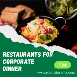 Restaurant with the Best Ambiance for Corporate Dinners