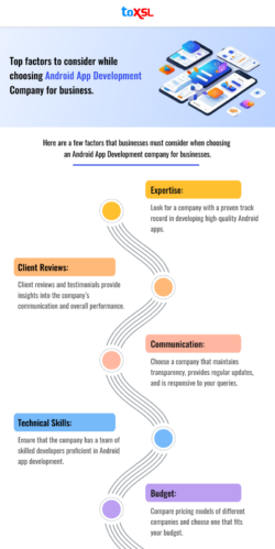 Top Factors to Consider While Choosing Android App Development Company For Business