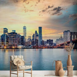 How City Wallpaper Sets the Mood in Bedrooms & Workspaces