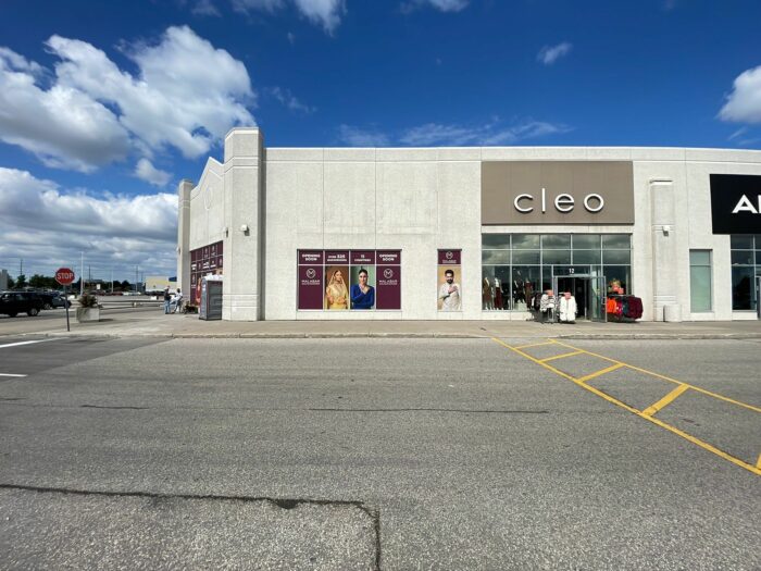 Cleo Building Signs Made by SSK Signs