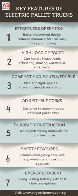 Find Out the Key Features of Electric Pallet Trucks