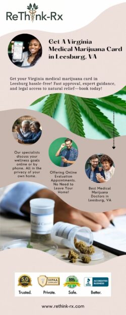 Get A Virginia Medical Marijuana Card in Leesburg, VA