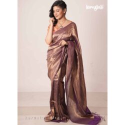Metallic Handloom Saree – TZ165B11