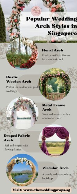 Popular Wedding Arch Styles in Singapore