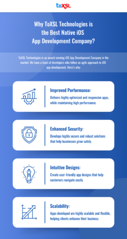 Why ToXSL Technologies is the Best Native iOS App Development Company?