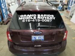 Professional Custom Vinyl Lettering Printing in Grand Rapids, MI