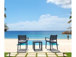 FL 3 Piece Outdoor Poolside Setting with Artemis Armchair