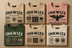 🧵 Custom Printed T-Shirts – Create Your Own Style with InkWize.com
