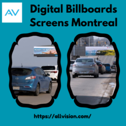 Digital Billboards Screens Montreal