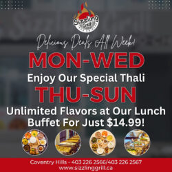 Calgary Best Indian Restaurant: Enjoy Our Special Thali