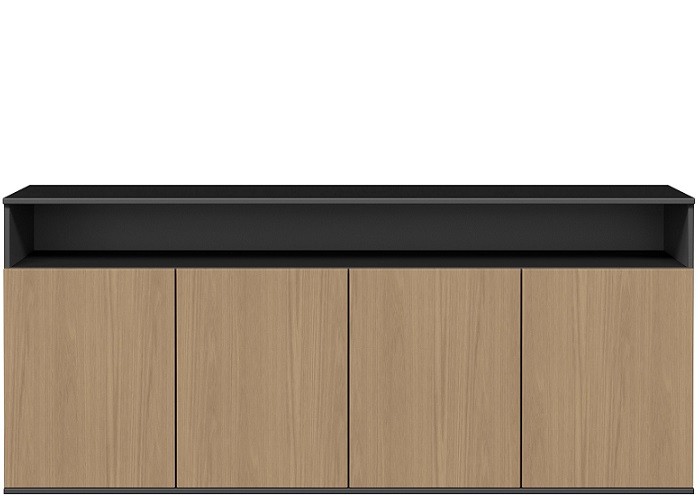 DD Chartres Credenza Buffet with Open Cavity Storage