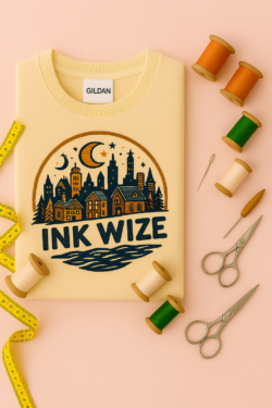 👕 High-Quality Gildan / Comfort Colors T-Shirts – Handmade Embroidery at InkWize.com