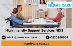 High Intensity Ndis Support Services From Homie Care