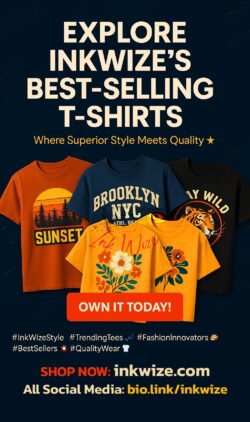Explore InkWize’s Best-Selling T-Shirts: Where Superior Style Meets Quality 🌟