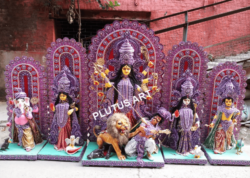 Buy Fiberglass Durga Idol Online – Plutus Art
