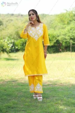 Buy Stylish Summer-Wear Long Kurti Co-Ord Sets from Naabudh