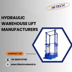 Hydraulic Ware House Lift Manufacturers-Hydraulic Goods Lifts