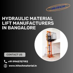 Hydraulic Material Lift in Bangalore- Hydraulic Material Lift Manufacturers