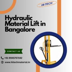 Hydraulic Material Lift in Bangalore- Hydraulic Material Lift Manufacturer