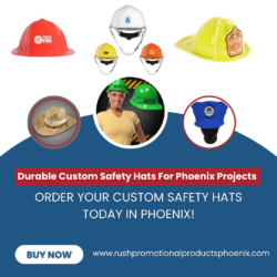 Branded Custom Safety Hats for Phoenix Construction Crews