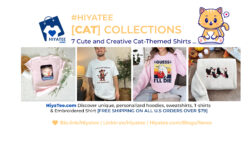 😻 7 Cute and Creative Cat-Themed Shirts for Every Cat Lover [Hiyatee CAT Collection]