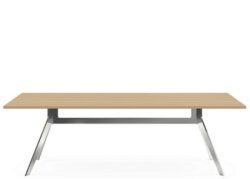 DD Delta Solo Broadroom Table with Metal Frame Base