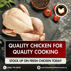 Indian Restaurant in Calgary: Quality Chicken For Quality Cooking