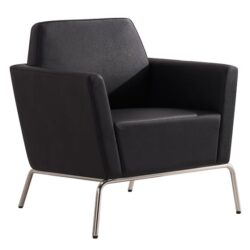 ST Jaden PU Leather Upholstered Single Seater Lounge